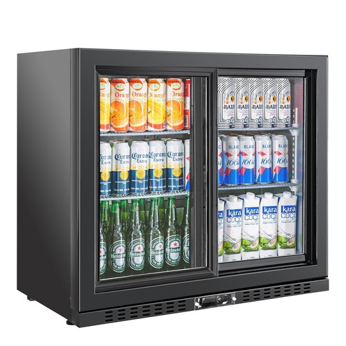 Back bar cooler with glass - 2,